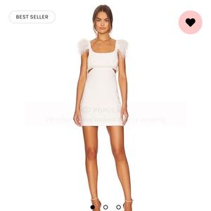 LIKELY Mini Taliah Dress in White